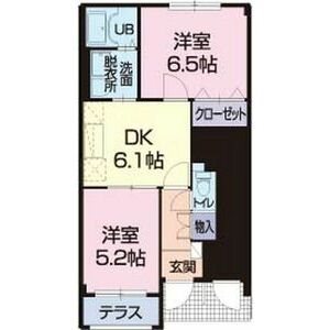 パルテールⅢ 103号室 間取り