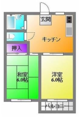 ハイツK 間取り図