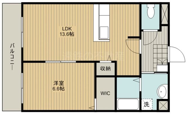 田畑ハイツそれいゆⅡ  間取り図