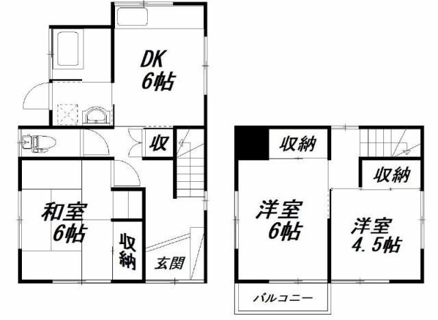 細江町中川4810-29貸家 間取り図