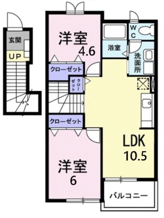 サンリッチ 間取り図