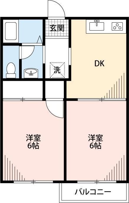 パークハイムIZUMI B 間取り図