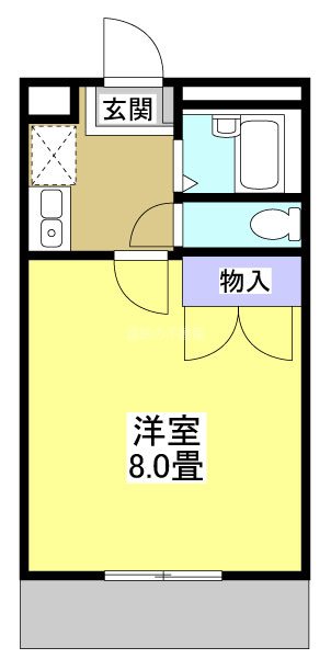 レジデンス城西 間取り図