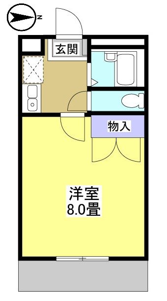 レジデンス城西 間取り図