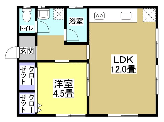 グリーンマンション 間取り図