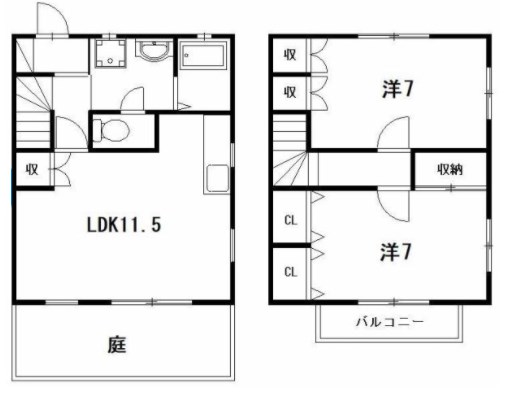 エスペランスB　 間取り図