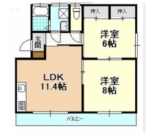 本郷コーポB棟 間取り