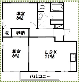 ディアス本郷 201号室 間取り