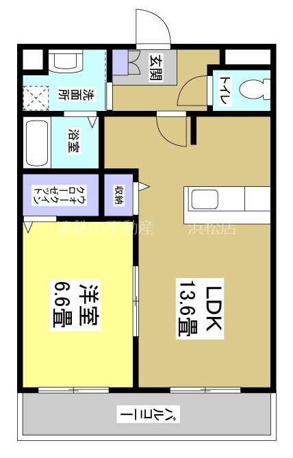 田畑ハイツそれいゆⅡ  間取り図