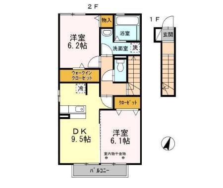 カーサ プリマヴェーラ  間取り図
