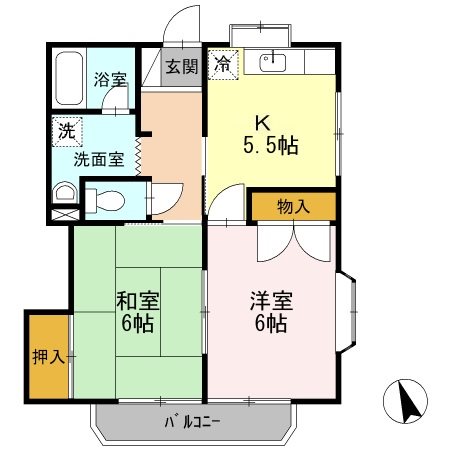 メゾンＫ　Ⅲ 間取り図