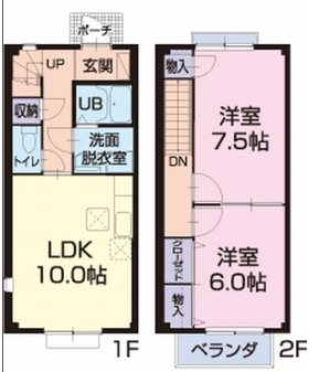 パルテールⅡ  間取り図