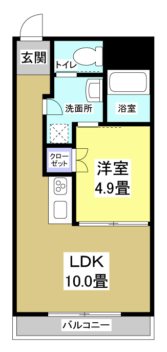 イーストコート 間取り図