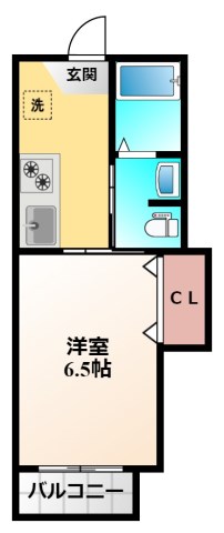 ドミール深谷C 間取り図