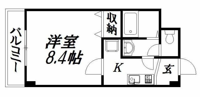 オリーブ 303号室 間取り