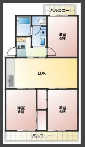 マイシャトー国府台 間取り図
