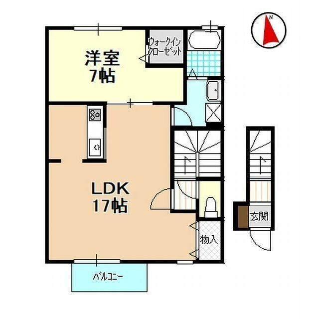 棒屋第五下池ハイツ  間取り