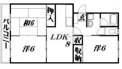 サンセゾン豊隆 間取り