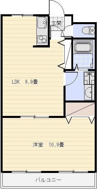 ピア・ビアン 105号室 間取り