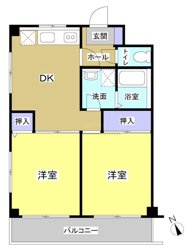 グランドールⅢ 間取り図