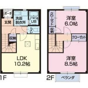 シュンカＡ 間取り図