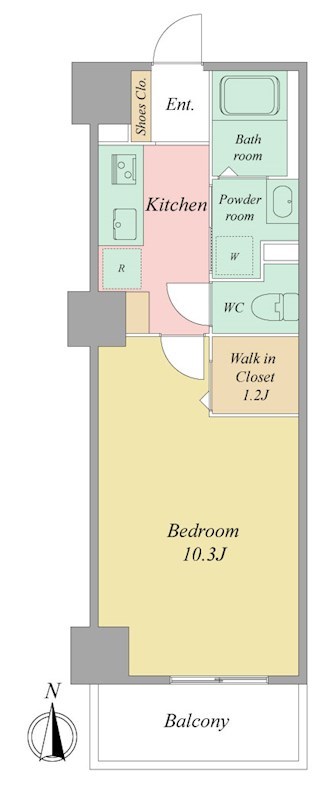 ブリアージュ御厨 203号室 間取り