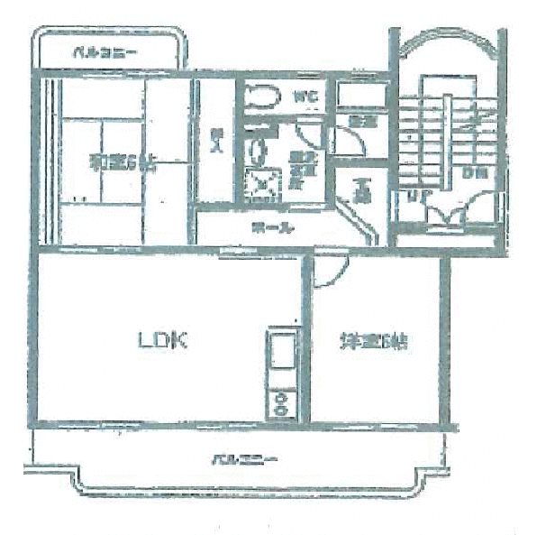 コア西伊場 間取り図