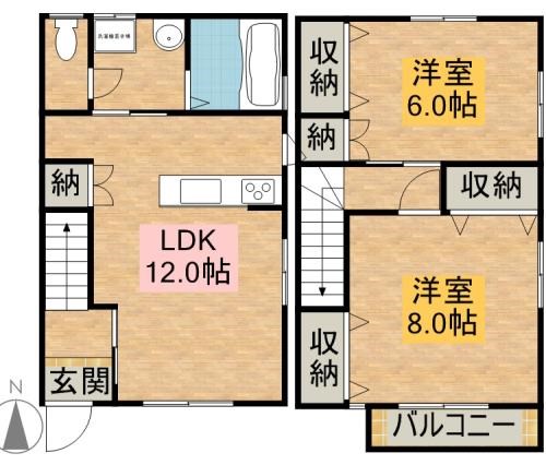 カーサ・ソレアード 間取り図