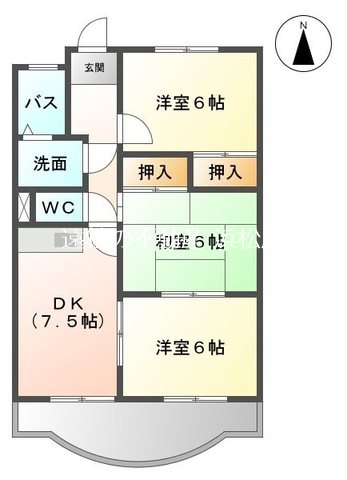 eveさいわい 間取り図