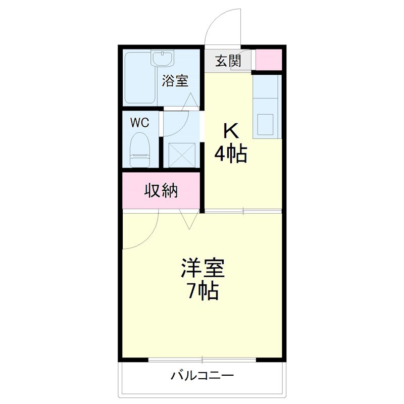 キュービックハイツ 間取り図