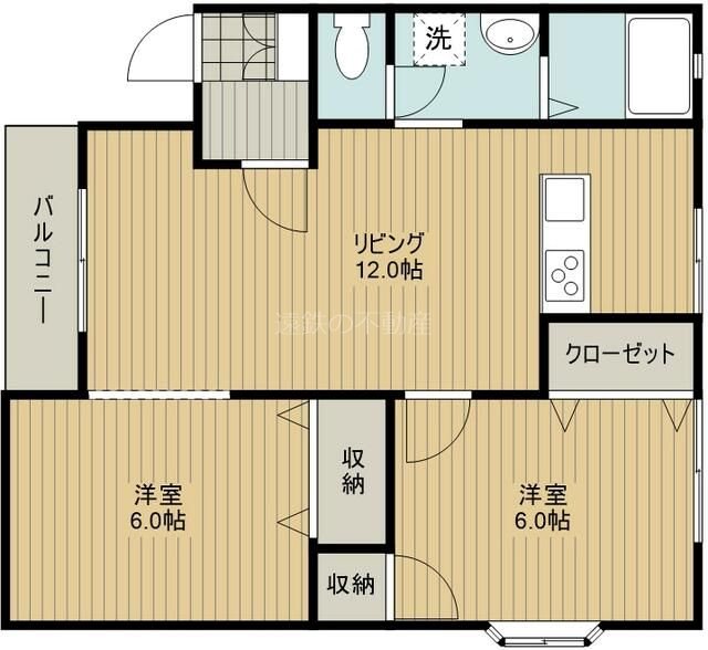 シセイハイム 201号室 間取り