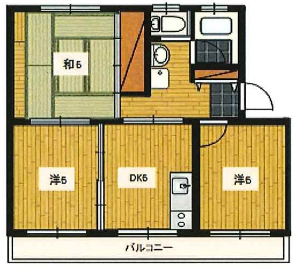 エステートⅡ 103号室 間取り