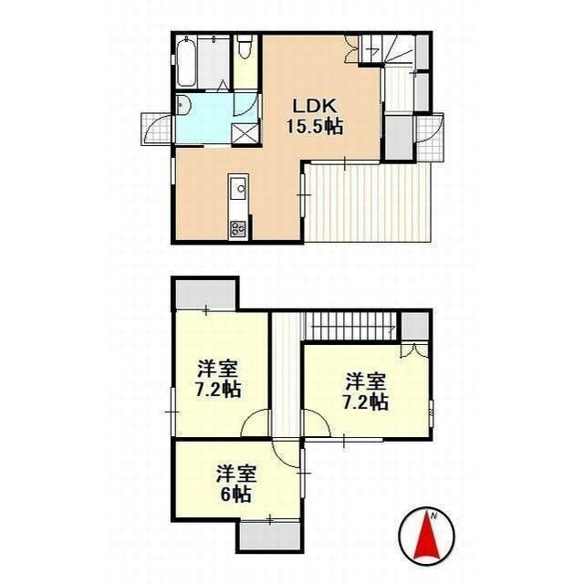 キャレブラン大蒲  間取り