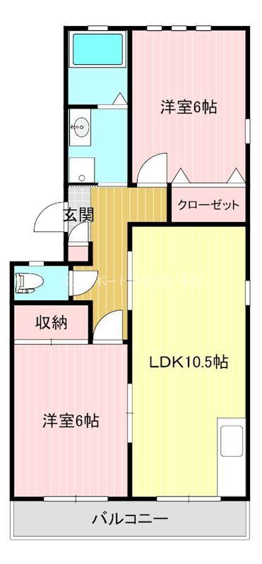 サンクエスＡ 間取り図