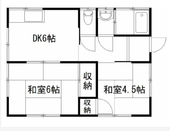 和合北貸家 間取り図