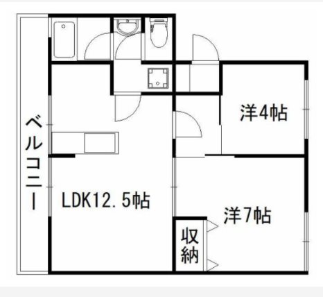 千歩マンション 間取り図