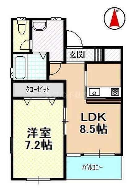 ハーヴェスト半田山 間取り図