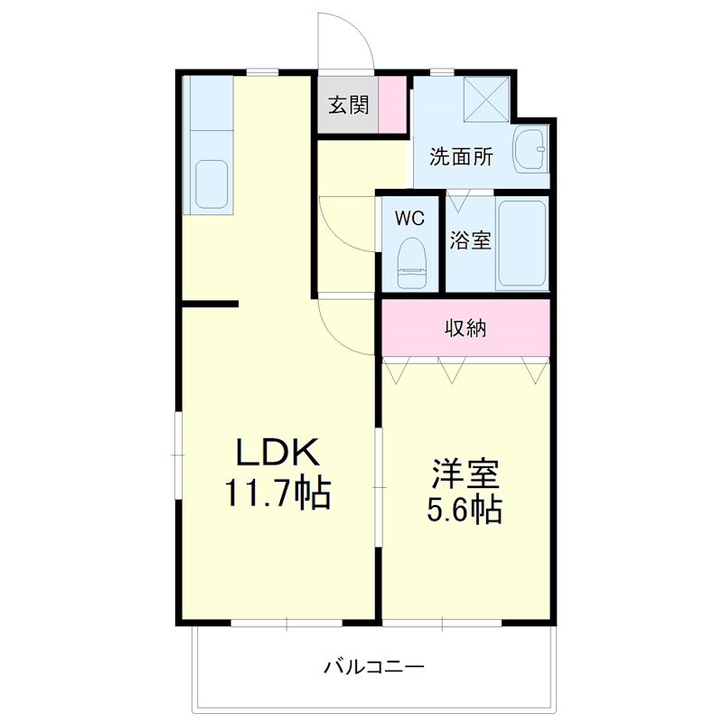 ウィング・イヌイ 間取り図