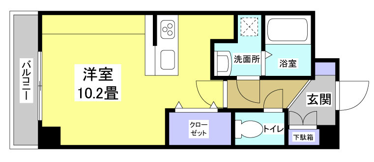 メゾン清里 間取り図