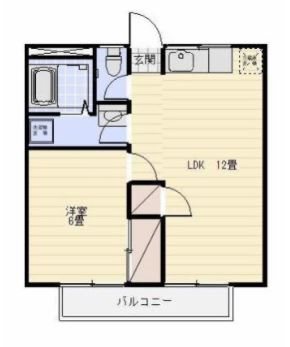 クレセント宇布見 間取り図