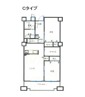 グライス武藤 205号室 間取り