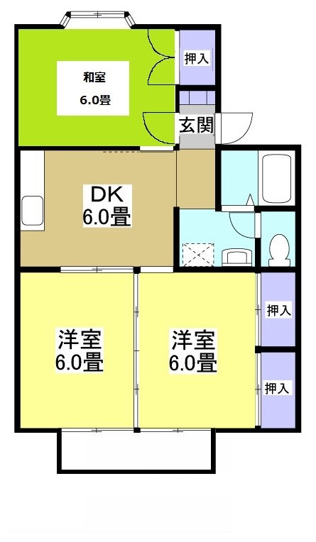 カーサグランデ 間取り図