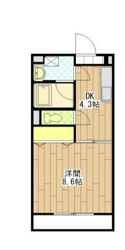 メゾンカネブン 間取り図