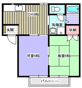 セルラヴィーヌ 202号室 間取り