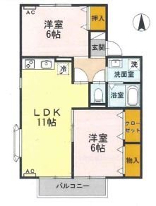 ビューカモミール  間取り図