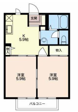 パストラルA 間取り図