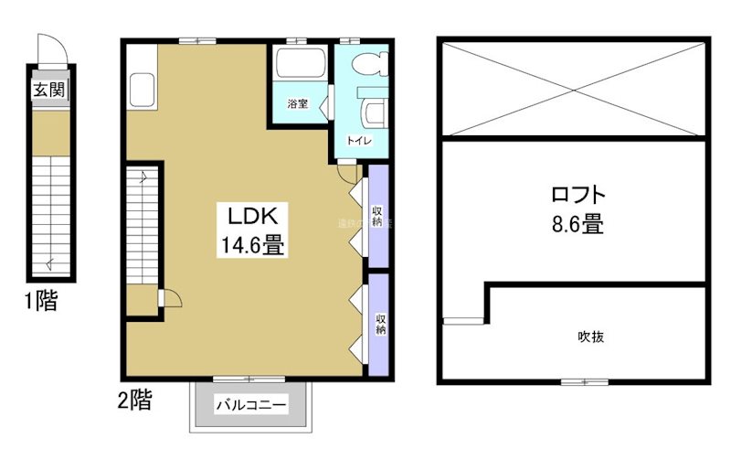 ナンディナハウス 間取り図