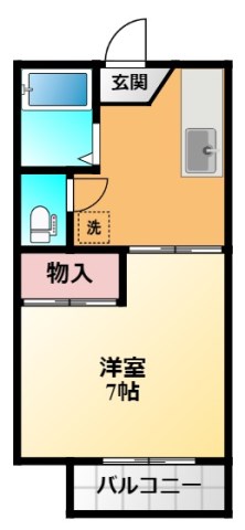 ドミール深谷C 間取り図