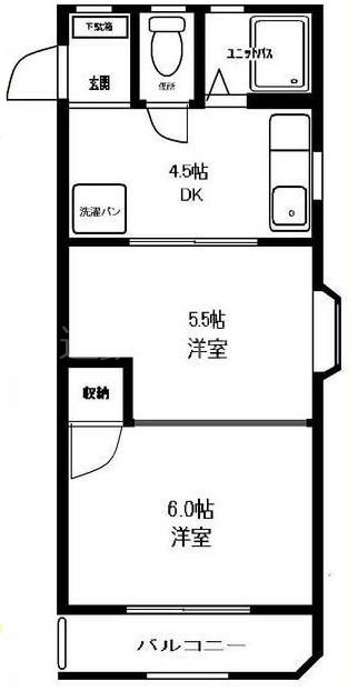 シャローゼ 2D号室 浜松市中区浅田町[アパート 2階 2K 4.1万円] | 賃貸