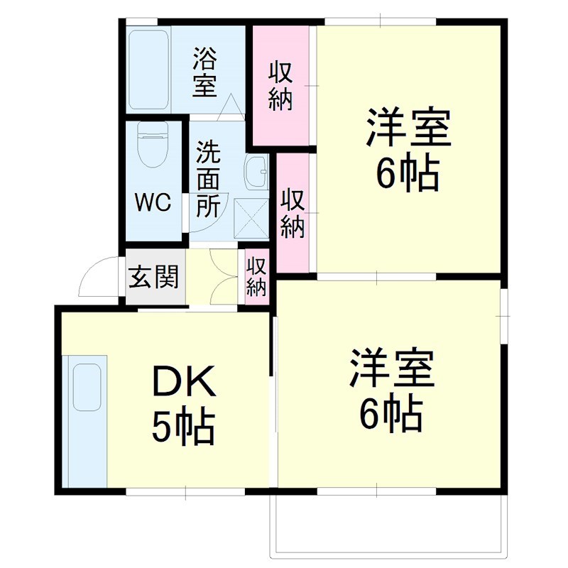 メゾン上の平 間取り図